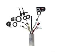 Durashmall Contrôleur de vélo électrique 36 V/48 V 500 W 22 A avec écran LED S800, 8 PAS, leviers d'accélérateur et de frein, kit métallique étanche pour conversion de vélo électrique