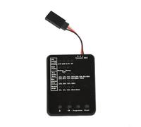 Durashmall Contrôleur de vitesse électronique LED - Carte de programmation sans balais - Accessoire de voyage avec compatibilité multi-ESC - Force d'inversion réglable - Niveaux de freinage
