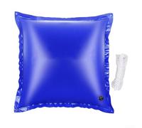 Durashmall Coussin d'hiver pour piscine, 122 x 122 cm, coussin d'air pour protection contre le gel, vessie gonflable avec valve de sécurité et œillets d'angle pour piscine hors sol (122 cm)