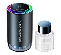 Durashmall Désodorisant et humidificateur de voiture avec diffuseur d'arômes réglables à 3 niveaux, batterie rechargeable 500 mAh pour l'atmosphère intérieure de voiture intelligente (B)