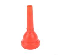 Durashmall Embouchure de trombone en plastique ABS pour trombones alto et ténor Design léger pour débutants étudiants pratique et exercice Blanc rouge noir (D)