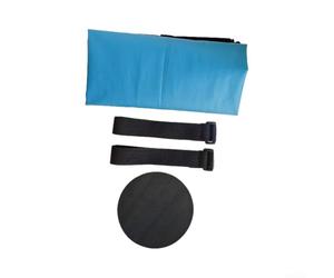 Durashmall Equine Botte de trempage pour soins des jambes équines - Sac de trempage pliable pour traitements chauds et froids - Ajustement sécurisé 50,8 x 20,3 cm (bleu)