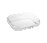 Durashmall Étui rigide à fermeture éclair avec poignée, sac de rangement de grande capacité pour essentiels de voyage, cosmétiques, jouets, double fermeture éclair pour la maison et le bureau D (25 x