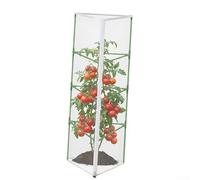 Durashmall Filet de protection triangulaire pour cage à oiseaux avec fermeture éclair pour treillis de tomates, légumes, filet pour garder les oiseaux, les insectes et les animaux loin de l'extérieur