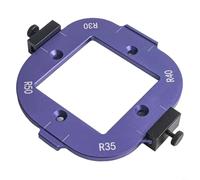 Durashmall Gabarit de défonceuse à angle rond en alliage d'aluminium R10-R25 R30-R50 pour le travail du bois pour une coupe précise des bords et une coupe de filets violet (B)