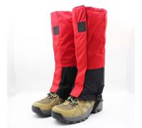 Durashmall Guêtres d'hiver imperméables pour bottes de ski pour la randonnée et les raquettes à neige, chevillères légères avec cordon de serrage réglable pour hommes et femmes, aventures en plein air