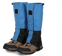Durashmall Guêtres d'hiver imperméables pour bottes de ski pour la randonnée et les raquettes à neige, chevillères légères avec cordon de serrage réglable pour hommes et femmes, aventures en plein air