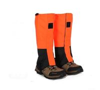 Durashmall Guêtres d'hiver imperméables pour bottes de ski pour la randonnée et les raquettes à neige, chevillères légères avec cordon de serrage réglable pour homme et femme, aventures en plein air