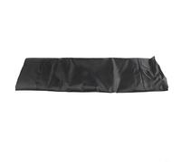 Durashmall Housse de protection coupe-vent pour tondeuse à gazon avec ourlet élastique et cordon de serrage Compatible avec la plupart des tondeuses à gazon standard Noir 200 x 42 x 85 cm