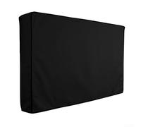 Durashmall Housse de télévision d'extérieur pour écran plat de 22 à 65 pouces, protection imperméable et résistante aux intempéries, avec poche à distance pour montage mural (55,9 à 61 cm)