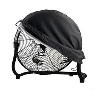 Durashmall Housse de ventilateur industrielle imperméable à l'eau et à la poussière pour ventilateur de sol extérieur, lavable, bouclier tout compris, pour cuisine, atelier, jardin, convient pour