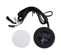 Durashmall Interrupteur à capteur tactile pour panneau en bois et verre, contrôle de la lumière LED 12 V-24 V, variateur infrarouge sans perçage pour armoire de cuisine, armoire (interrupteur tactile)