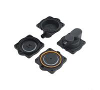Durashmall Kit complet de reconstruction de pompe à air pour modèles HP-80 et HP-60 avec 2 membranes, 2 valves à air de couleur comme indiqué, colliers de serrage, vis de sécurité et filtre pour