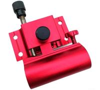 Durashmall Kit d'accessoires de pêche en alliage d'aluminium et de magnésium avec support de canne réglable, pare-poisson et plateau d'appât, pour une pêche pratique en plein air (rouge)