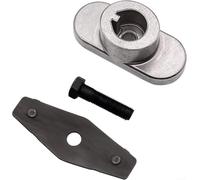Durashmall Kit d'adaptateur de lame de tondeuse, pièces de rechange pour tondeuse à gazon, adaptateur de trou central de 25 mm pour artisan, pour Troy-bilt pour machines de cour