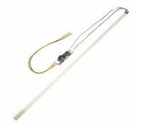 Durashmall Kit de bande de rétroéclairage LED 540 mm pour conversion d'écran CCFL à LCD de 24 pouces avec carte pilote 96 LED DC 10-30 V entrée cadre en métal
