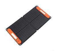 Durashmall Kit de panneau solaire pliable 80 W avec double USB et sortie 12 V DC, pour camping, système de charge solaire portable, pour téléphones et batteries de véhicule