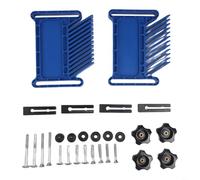 Durashmall Kit de travail du bois en plastique ABS 28 pièces pour défonceuse et contrôle de précision améliorés sur établi projets de bricolage 16 5 x 13 x 1 4 cm