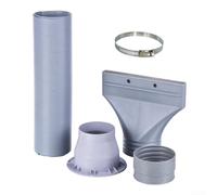 Durashmall Kit d'établi de peinture avec ventilateur de ventilation efficace et sortie d'air flexible pour cabine de pulvérisation, élimination de la fumée, modélisation sûre de l'espace de travail en