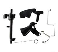Durashmall Kit d'interrupteur d'arrêt à levier d'accélérateur pour pièces de tronçonneuse MS380 MS381 MS382, interrupteur d'allumage avec tige poussoir pour contrôle du moteur et remplacement de