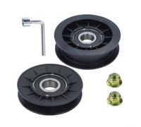 Durashmall Kit poulie de renvoi pour tondeuse à gazon GX20286 GX20287 V Type AUC20393 1642HS 1742HS Remplacement pour D100 D105 D110 D120 D125 D130 D140 D150 D155 D160 170 EC. 100 E110 E120