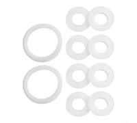 Durashmall Lot de 10 joints de connecteur de baignoire en silicone transparent pour joints Coleman Spa A et B C pour modèles 54xxx 90xxx 600xx 1380x pour arrêter les fuites aux raccords de pompe