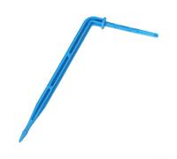 Durashmall Lot de 100 accessoires d'irrigation goutte à goutte droit, flèche à débit constant, pour système d'arrosage de jardin, piquets d'irrigation efficaces des racines des plantes, publicité en