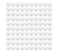 Durashmall Lot de 100 boules en mousse de polystyrène solides - 2 cm, 2,5 cm, 3 cm, pour arrangements floraux, décoration de gâteaux, loisirs créatifs, projets faits à la main (2,5 cm)