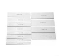 Durashmall Lot de 12 blocs parallèles en acier allié de 120 mm de long et de 10 à 35 mm de large pour fraiseuse CNC, tours et étaux, avec boîte de rangement en bois, usinage, mesure, Inspe