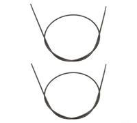 Durashmall Lot de 2 arbres d'entraînement flexibles de 57" FS55 FS55R FS75 FS85, pièce de rechange 4130 711 3210, noyau de 1,44 m pour entretien de coupe de gazon extérieur