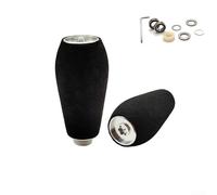 Durashmall Lot de 2 boutons de moulinet de pêche en EVA pour moulinet Daiwa Tatula DRT MK1 Noir 50,8 x 23,3 mm