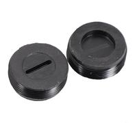 Durashmall Lot de 2 couvre-balais en carbone noir pour meuleuse d'angle pour support de brosse à moteur, y compris meuleuse d'angle, perceuse manuelle, marteau de coupe (18 mm)