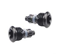 Durashmall Lot de 2 vis de purge de levier de frein pour vélo de montagne, vis de frein à disque, vis de purge pour Magura MT2 MT4 MT5 MT7 MT8 (noir)