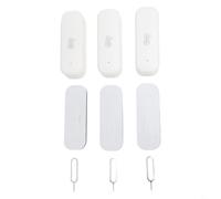 Durashmall Lot de 3 hygromètres d'intérieur et capteur de température avec WiFi pour application Tuya de -20 °C à 60 °C ± 1 °C ± 5 % RH 2,4 GHz sans fil Petit design portable