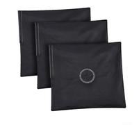 Durashmall Lot de 3 sacs de sable en forme de drapeau en plumes avec dispositif de fixation en croix pour stabilité, sac d'ancrage à remplir pour extérieur, jardin, cour, support résistant au vent