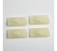 Durashmall Lot de 4 bandes de guidage de chaîne de tronçonneuse pour MS291 MS390 024 026 028 029 039 Remplace 1121 648 6610 Pièce de rechange solide pour outil de jardin longue durée