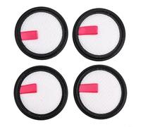 Durashmall Lot de 4 filtres de réservoir de rechange pour aspirateurs sans fil Cecotec et K370 N370 N300 sans sac lavables en plastique et papier filtre améliore la qualité de l'air