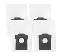 Durashmall Lot de 4 sacs à poussière jetables de grande capacité de 3,5 l pour aspirateur robot Dreame F10 Plus avec filtration avancée en tissu non tissé soufflé par fusion pour vidange automatique
