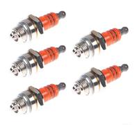 Durashmall Lot de 5 pièces BM6A Spark pour tondeuse à gazon Champion CJ8 RCJ8 et électrode à noyau en cuivre en céramique, rouge, 55 x 14 mm, pièces de rechange pour petit moteur