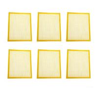 Durashmall Lot de 6 boudins en plastique pour l'apiculture, barrière de ruche découpable pour isoler la reine des abeilles, cadre réglable pour la gestion des colonies d'abeilles, 45 x 55 cm, jaune