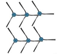 Durashmall Lot de 6 brosses latérales de rechange pour aspirateur robot Eureka J15 Pro, nettoyage efficace des coins et matériau en plastique et nylon, facile à installer pour une amélioration