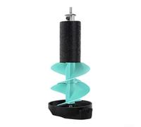 Durashmall Mèche tarière à glace de 15,2 cm avec adaptateur et flotteur pour perceuse en nylon, coupe-trou de pêche (bleu)