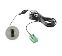 Durashmall Microphone de voiture FCON Pro FISCON avec câble d'extension ABS 300 cm adaptateur audio stéréo filaire pour installation radio BMW RNS315 RCD510