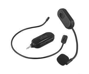 Durashmall Microphone sans fil 2,4 G avec portée de 29,9 m pour haut-parleur de sonorisation, enseignement, guide touristique, utilisation en extérieur, noir