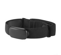 Durashmall Moniteur de fréquence cardiaque intelligent Plus et capteur BLE 40 IP67 étanche en nylon pour Garmin et vélo, vélo, course à pied, entraînement fitness Noir