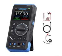 Durashmall Multimètre numérique 3 en 1, Oscilloscope Multimètre Générateur de Signal DC AC Volt Ohm Testeur de Circuit pour Tension Courant Résistance Diodes Continuité