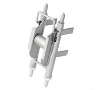Durashmall Outil de filetage de câble en métal avec poignée antidérapante en dents de scie pour électriciens Outil d'extraction de fil efficace pour boîtes de jonction et de distribution