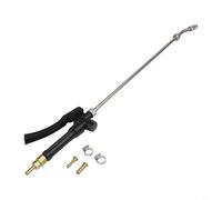 Durashmall Pistolet de pompe réglable en acier inoxydable avec poignée verrouillable et ardillons en laiton pour tuyau de pulvérisateur de jardin 1 cm 0,6 cm pour lavage de voiture nettoyeur haute