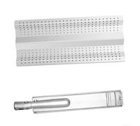 Durashmall Plaque chauffante en acier inoxydable et kit de rechange pour barbecues à gaz de 63,5 cm, 76,2 cm, 101,6 cm, 3, 4, 5 brûleurs pour modèles BLZ-3 BLZ-4 BLZ-5 Series Flame Tamer