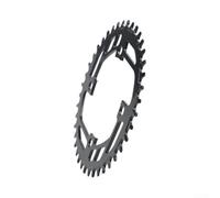 Durashmall Plateau de pédalier en acier 40T BCD130 pour vélo électrique Bafang Drive Plus Moins Dent Noir Pièce de rechange
